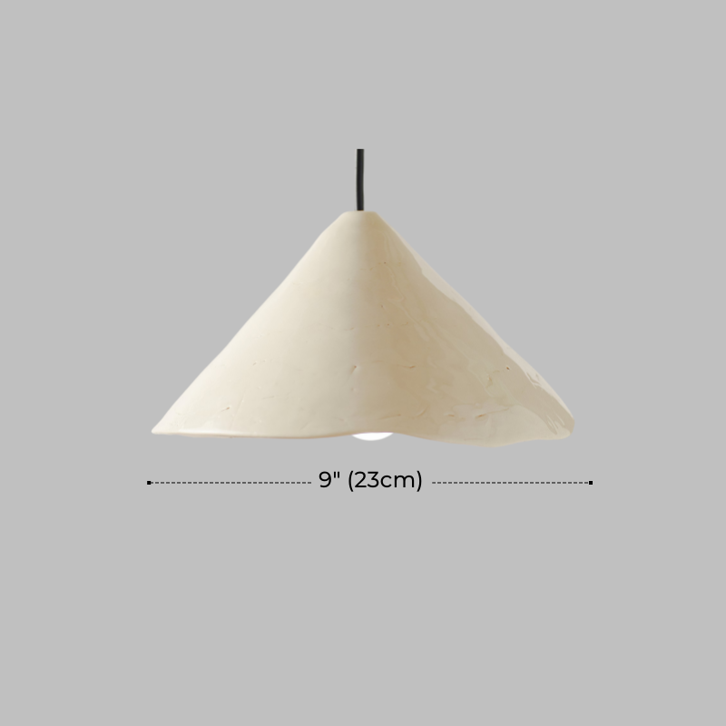 Rustic White Ceramic Pendant Light for Kitchen Island