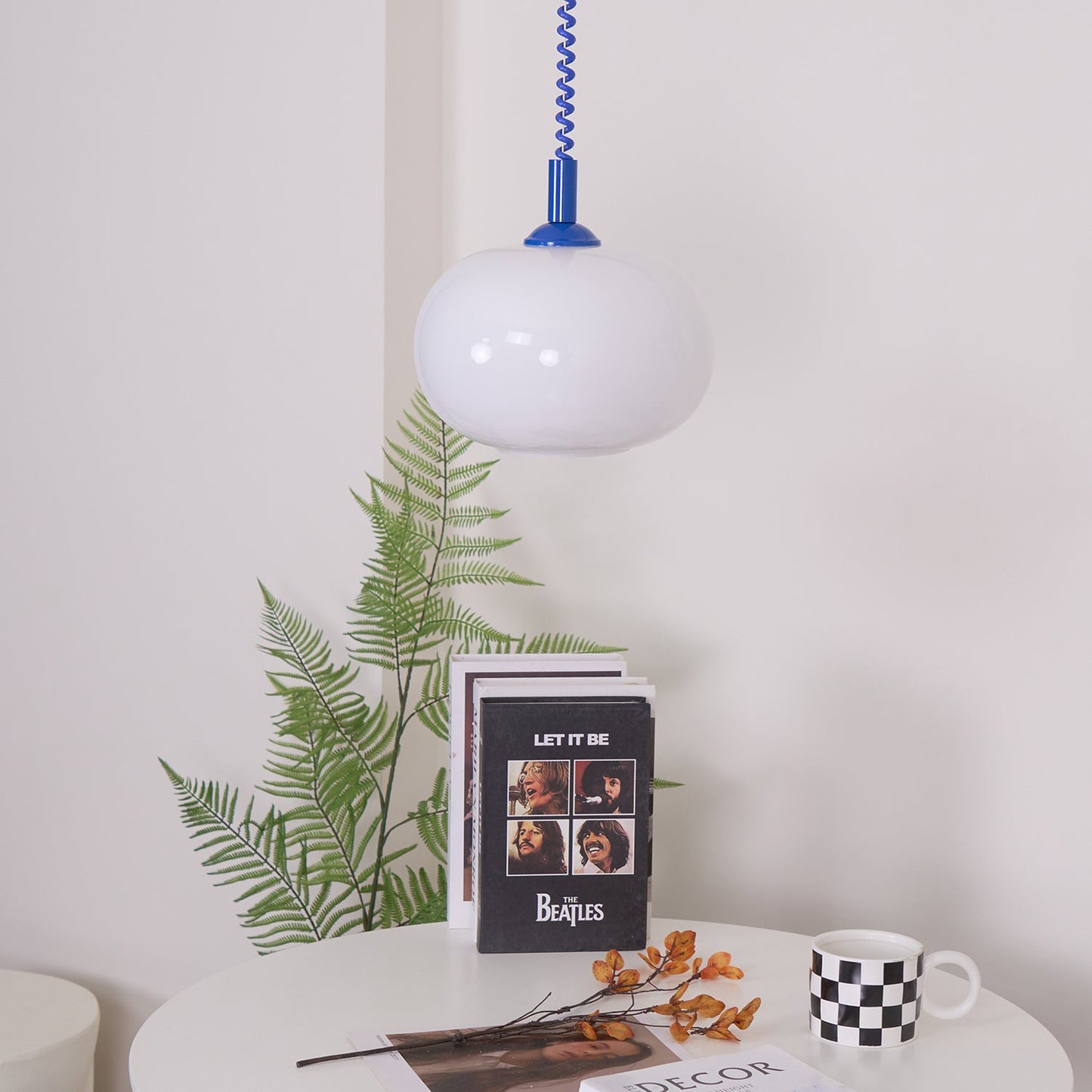 Spring Wire Adjustable Pendant Light