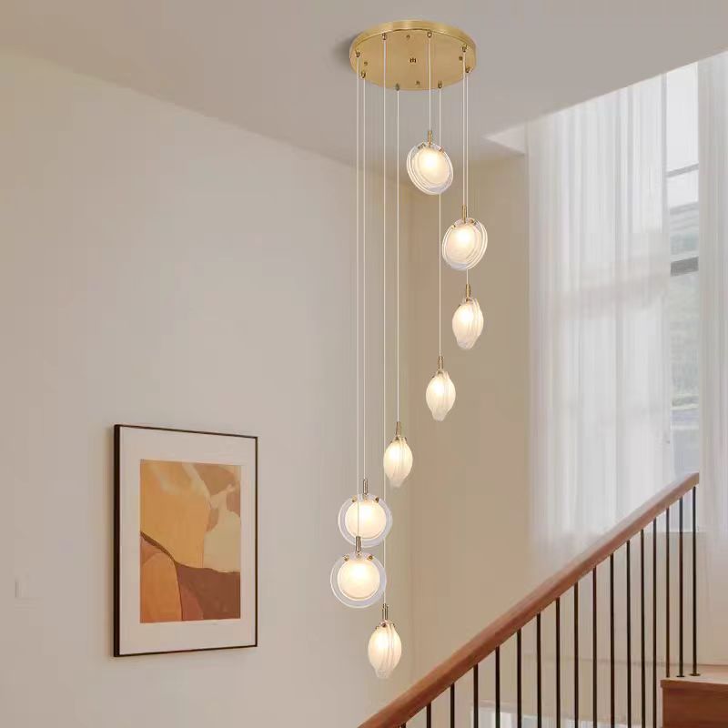 Nordic Acrylic Staircase Cluster Pendant Light