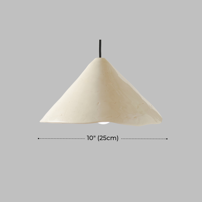 Rustic White Ceramic Pendant Light for Kitchen Island