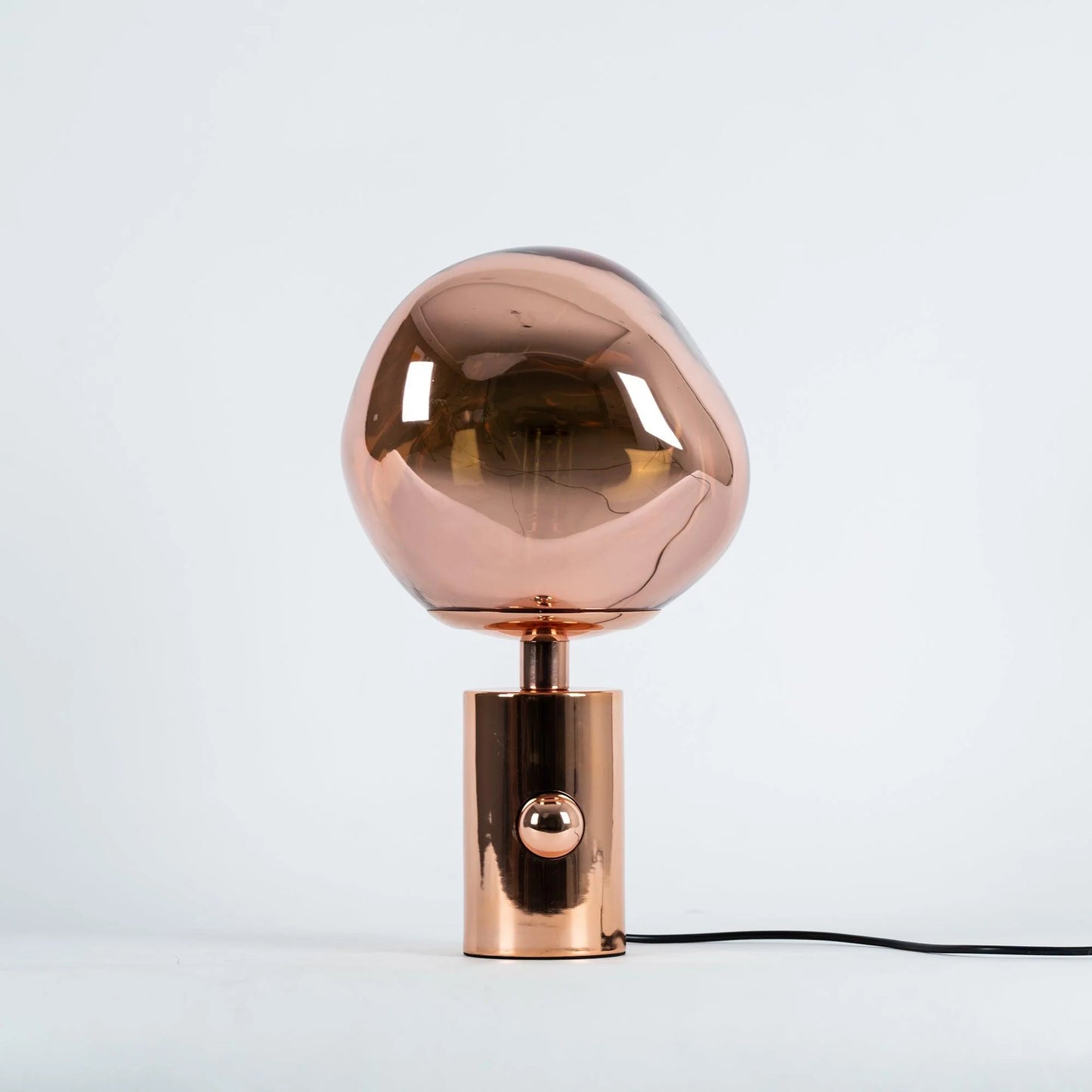 Tambora Lava Cylindrical Table Lamp with Plug