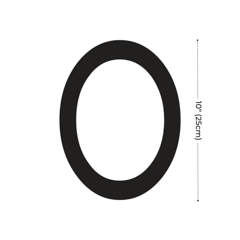 Modern Residential LED House Number Light, Outdoor & Waterproof