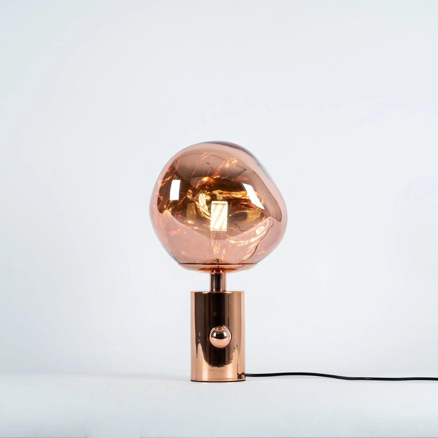Tambora Lava Cylindrical Table Lamp with Plug