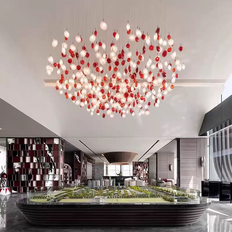 Nordic Acrylic Staircase Cluster Pendant Light