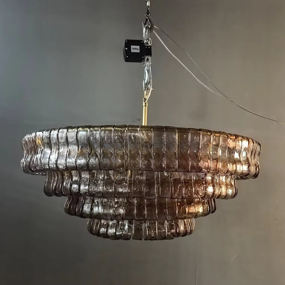 Juliet Multi-Tier Crystal Round Chandelier