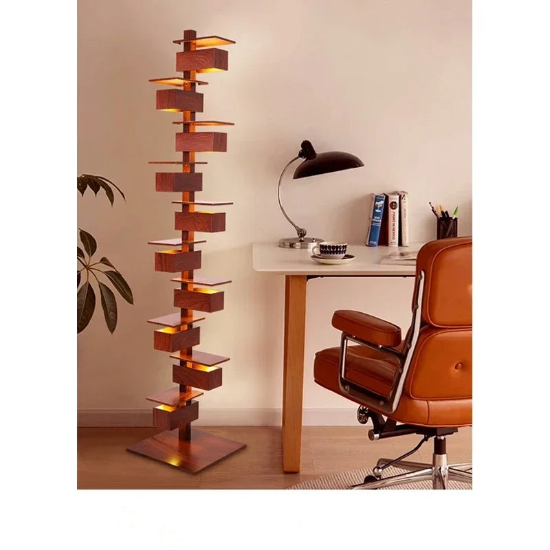 Atelier Tower Staggered Shelf Floor Lamp