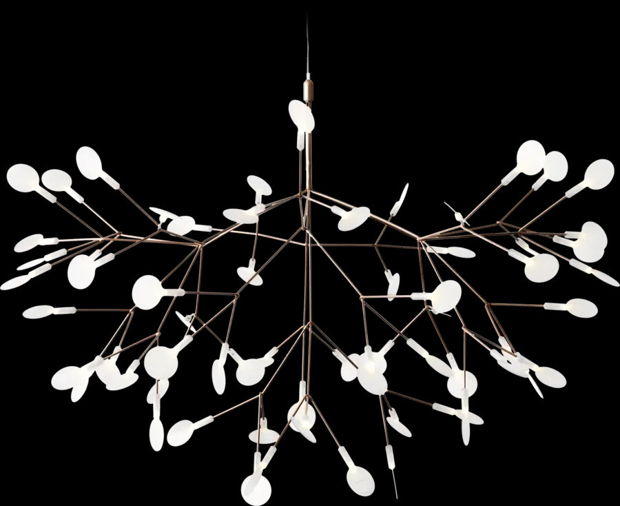 Heracleum Rose Gold Branch Chandelier