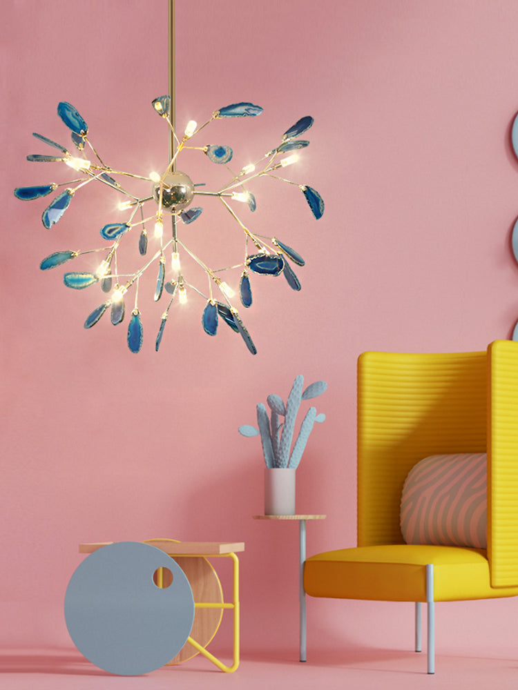 Heracleum Colorful Agate Branch Chandelier