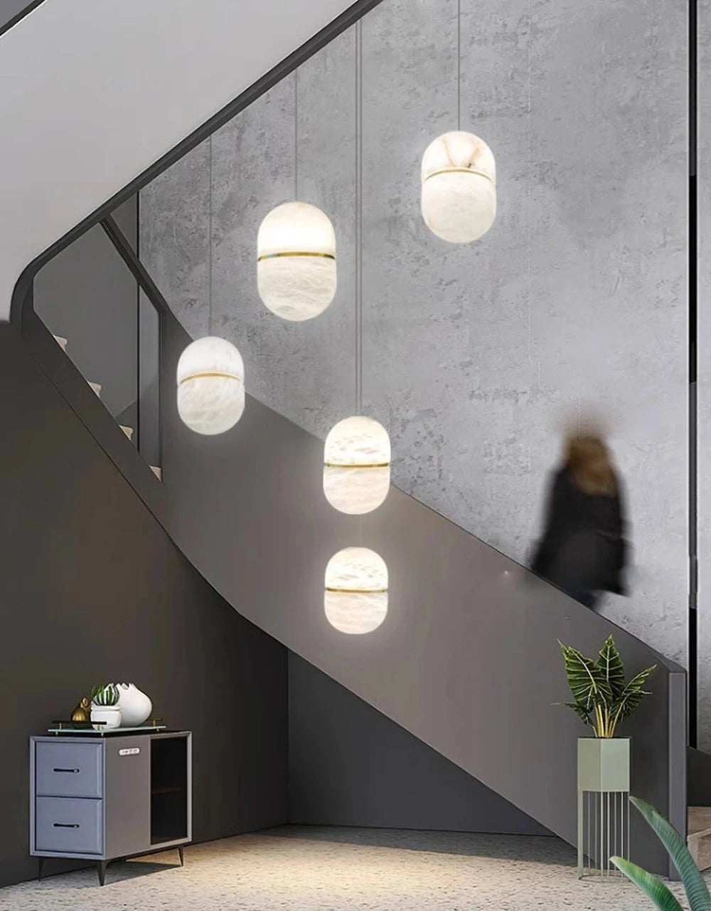 Atelier Alabaster Pendant Light Collection