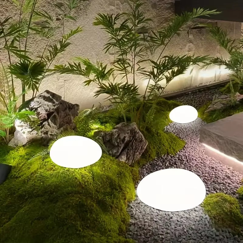 Solar Decorative Stone Garden Light
