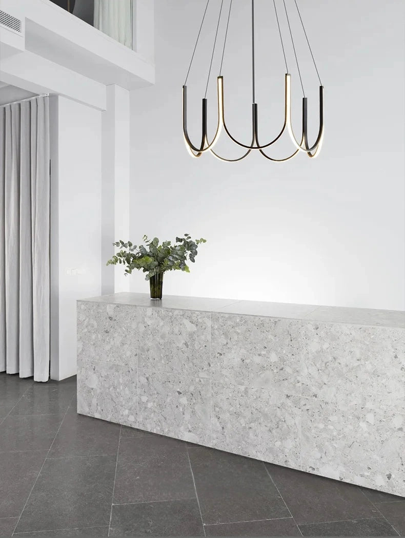 Modern U-Shape LED Pendant Light