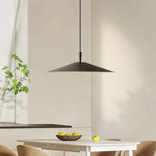 Nordic Minimalist Matte Black Dining Pendant Light