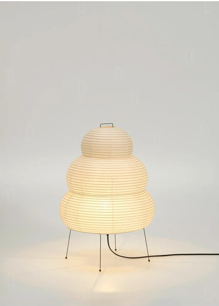 Aki Rice Paper Floor Lamp Collection