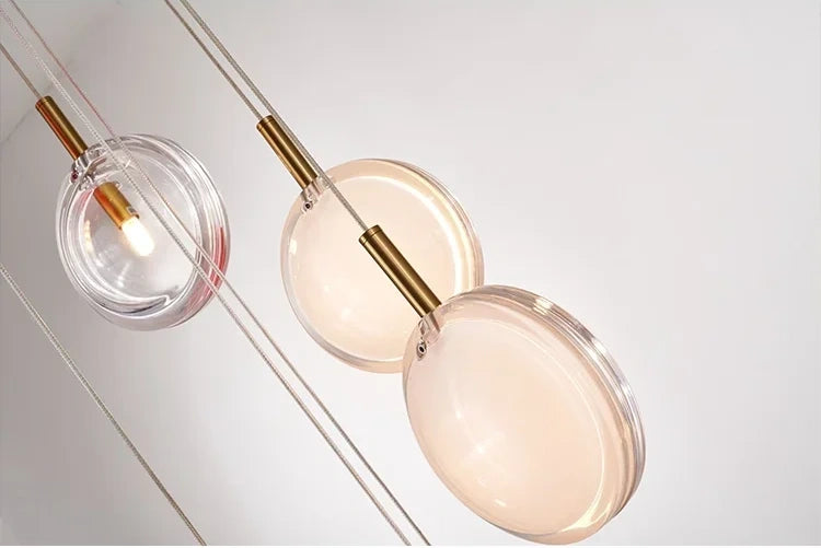 Nordic Acrylic Staircase Cluster Pendant Light