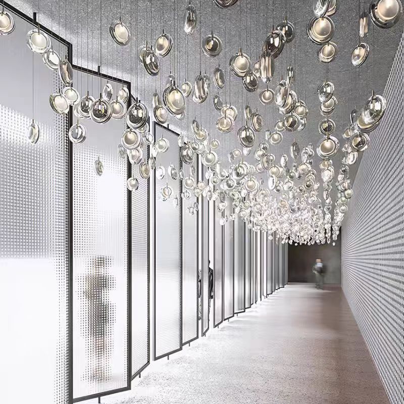 Nordic Acrylic Staircase Cluster Pendant Light