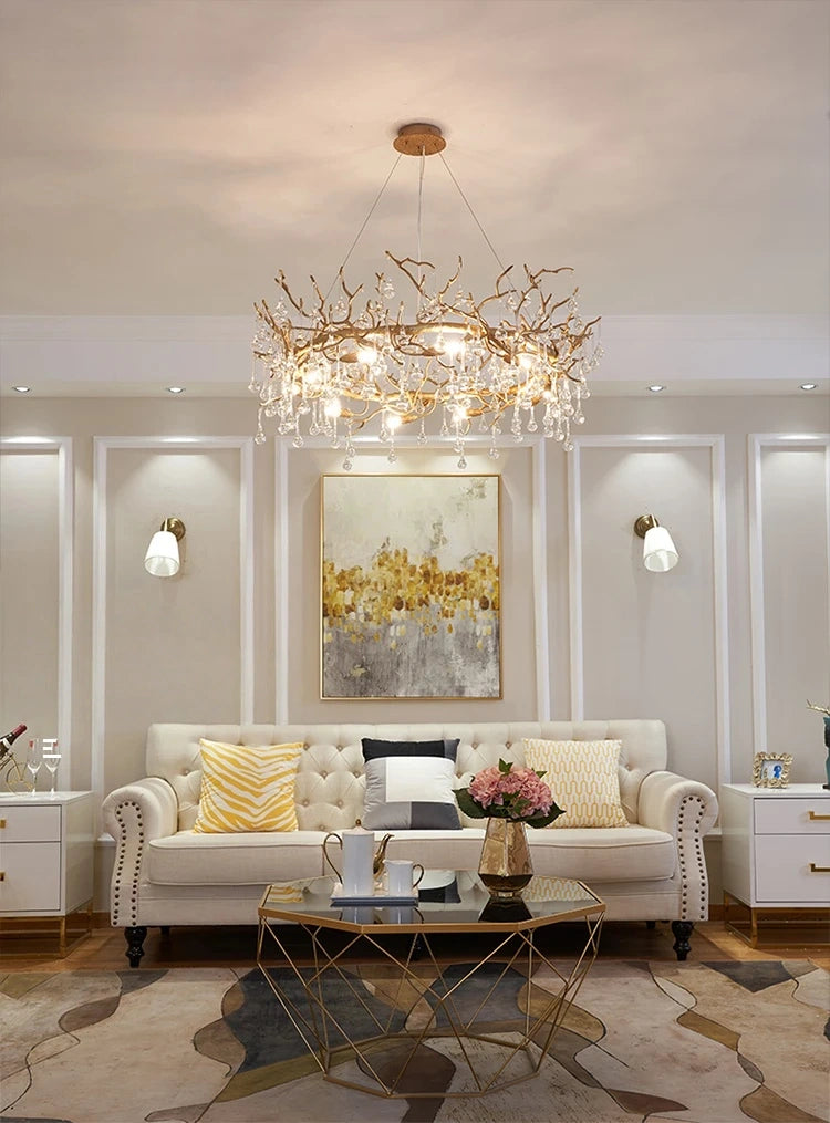 Sylvia Branch Crystal Chandelier