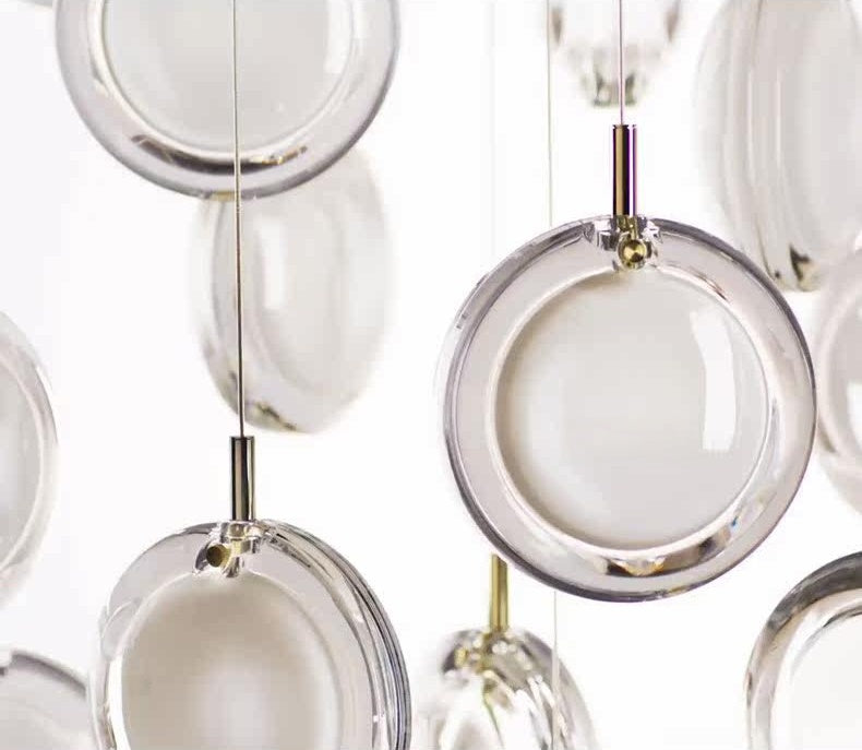 Nordic Acrylic Staircase Cluster Pendant Light