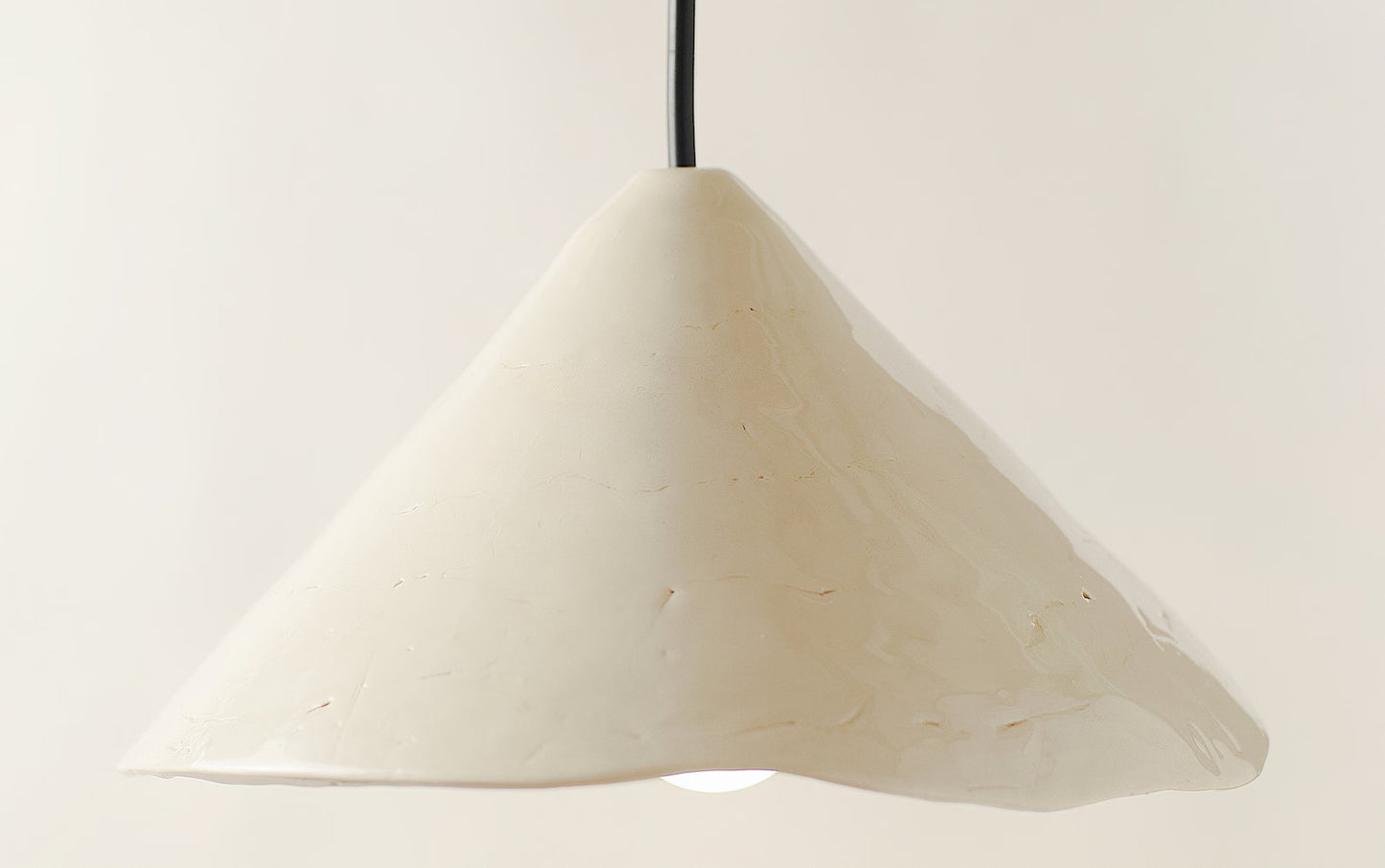 Rustic White Ceramic Pendant Light for Kitchen Island