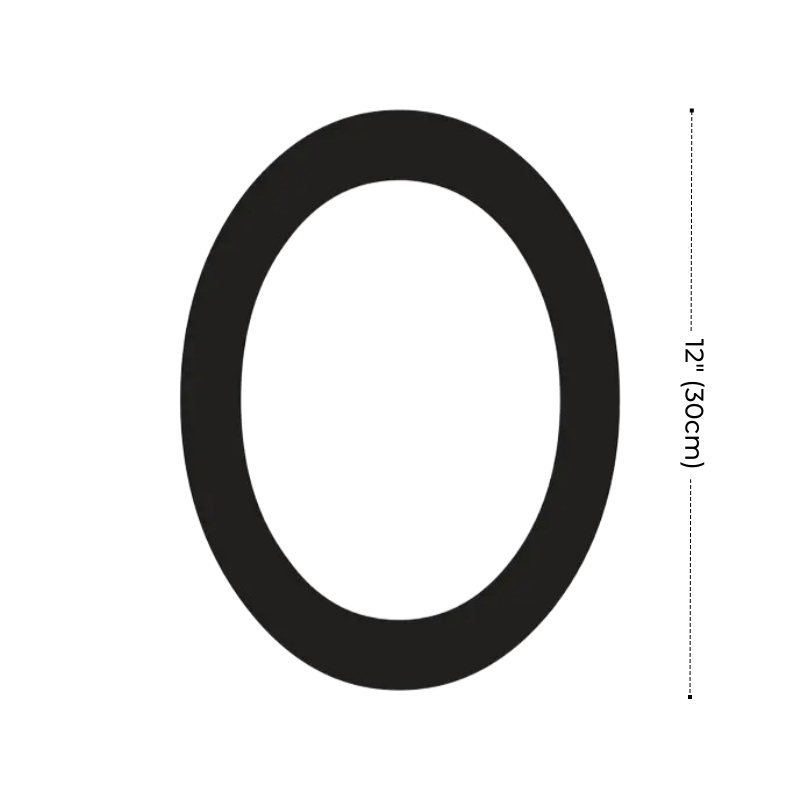 Modern Residential LED House Number Light, Outdoor & Waterproof