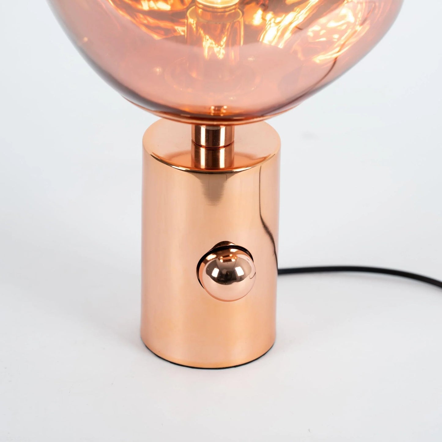 Tambora Lava Cylindrical Table Lamp with Plug