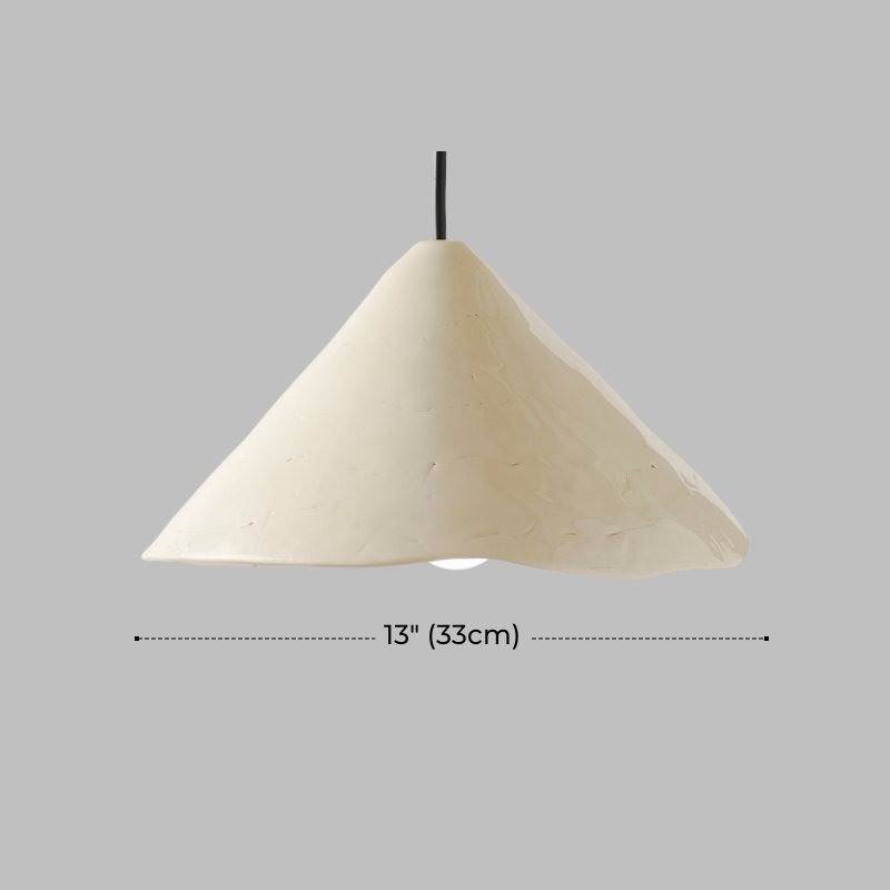 Rustic White Ceramic Pendant Light for Kitchen Island