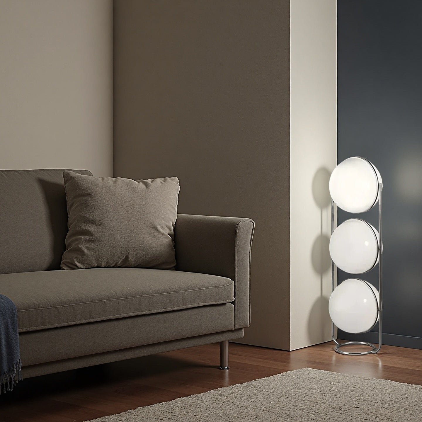 Home Decor Metal Chrome Desk Floor Lamp for Living Room