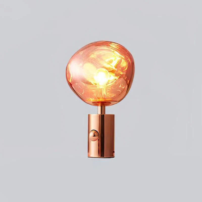 Tambora Lava Cylindrical Table Lamp with Plug