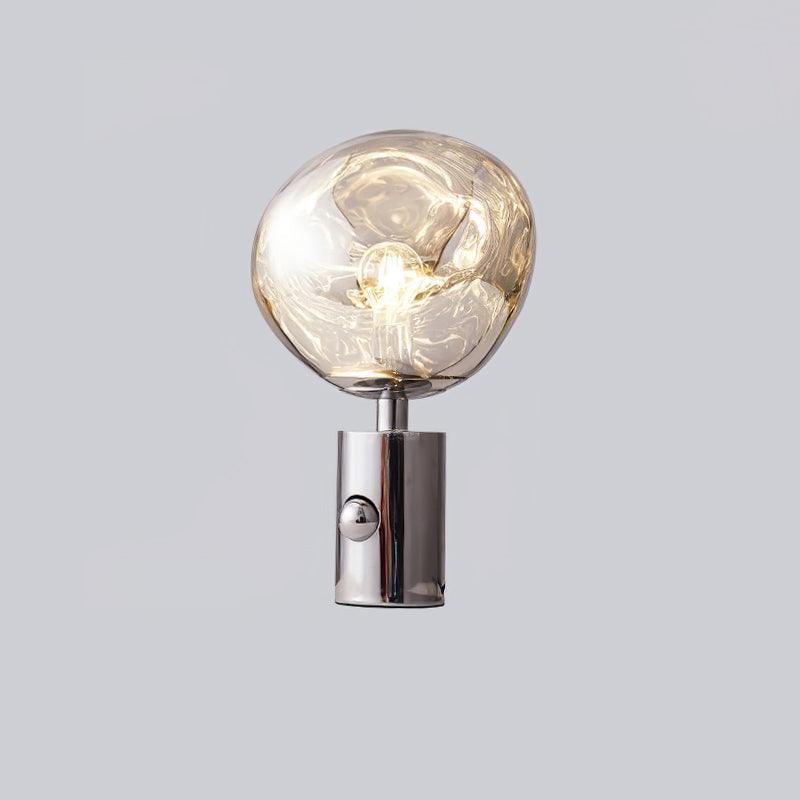 Tambora Lava Cylindrical Table Lamp with Plug