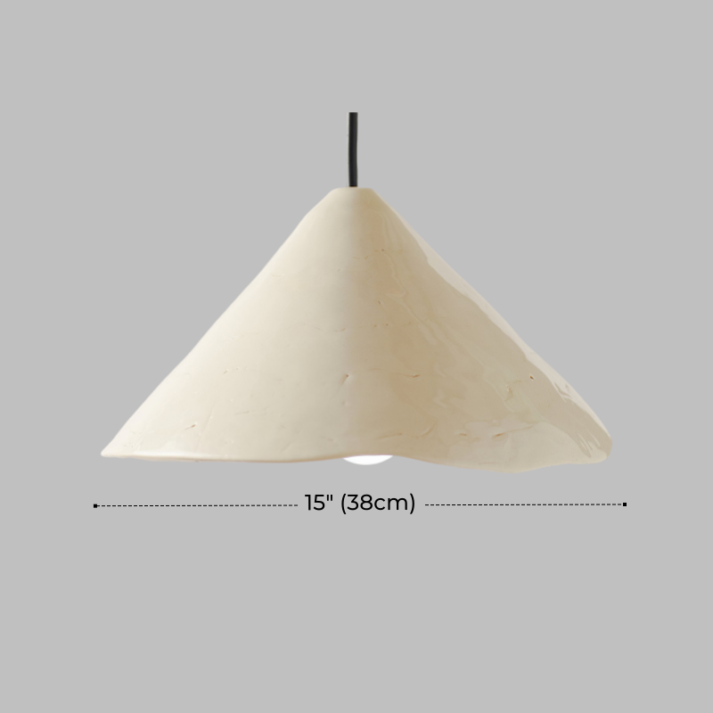 Rustic White Ceramic Pendant Light for Kitchen Island