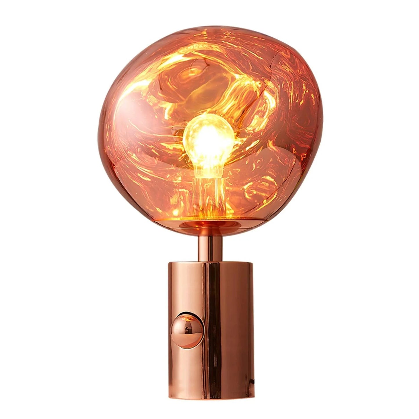 Tambora Lava Cylindrical Table Lamp with Plug
