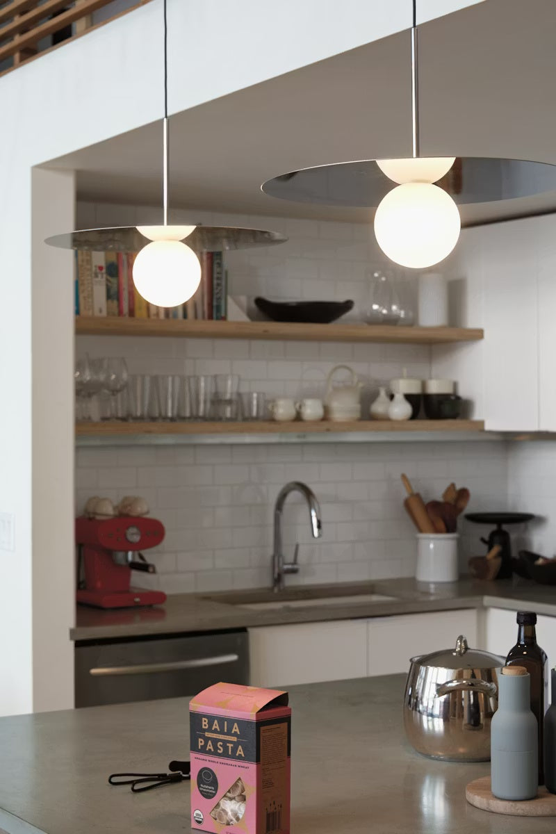 Orion Disc Globe Pendant Light