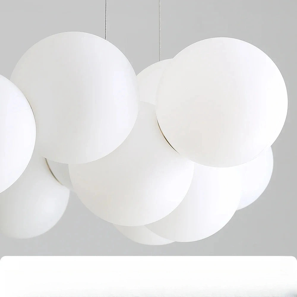 Cloud Linked Bubble Chain Pendant Light
