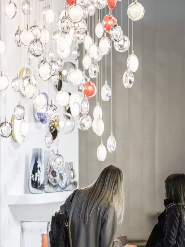 Nordic Acrylic Staircase Cluster Pendant Light