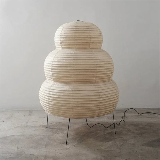Aki Rice Paper Floor Lamp Collection