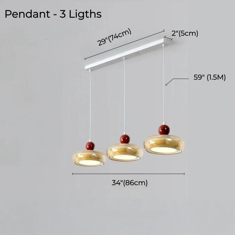 Marcella Amber Glass Adjustable Swing Arm Wall Sconce