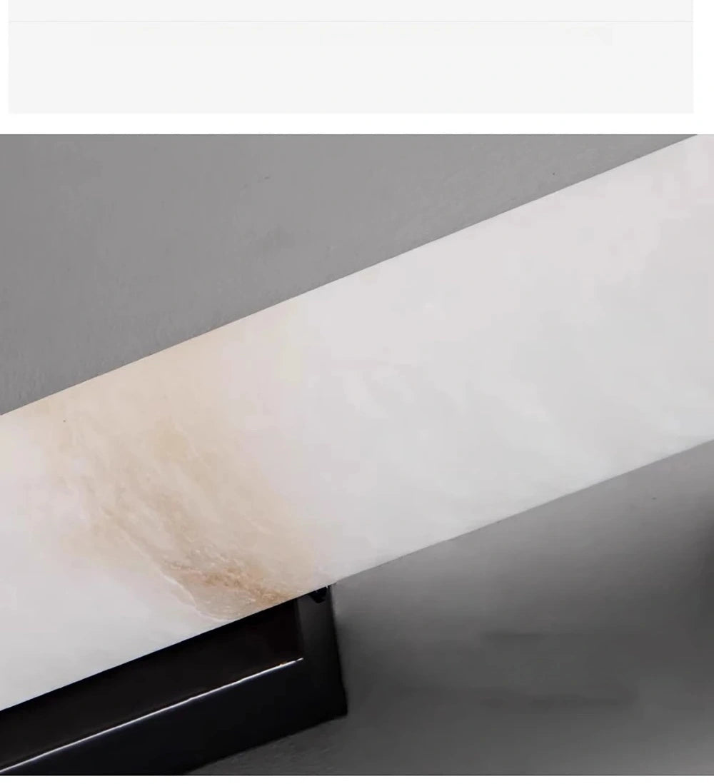 Daphne Laurel Tube Alabaster Wall Sconce