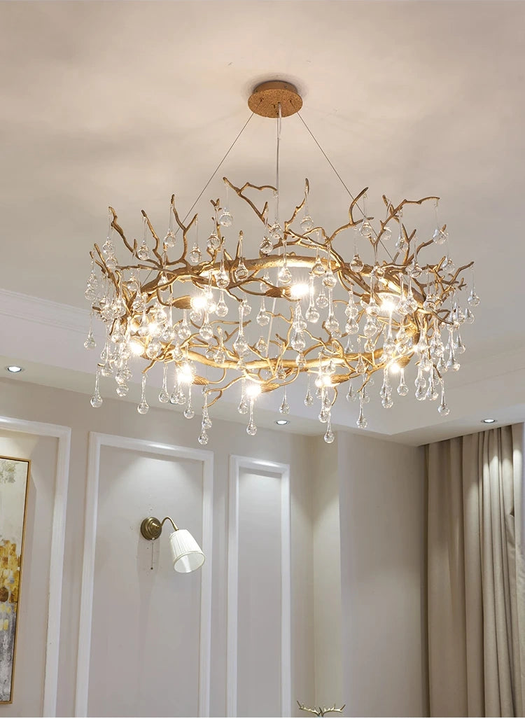 Sylvia Branch Crystal Chandelier