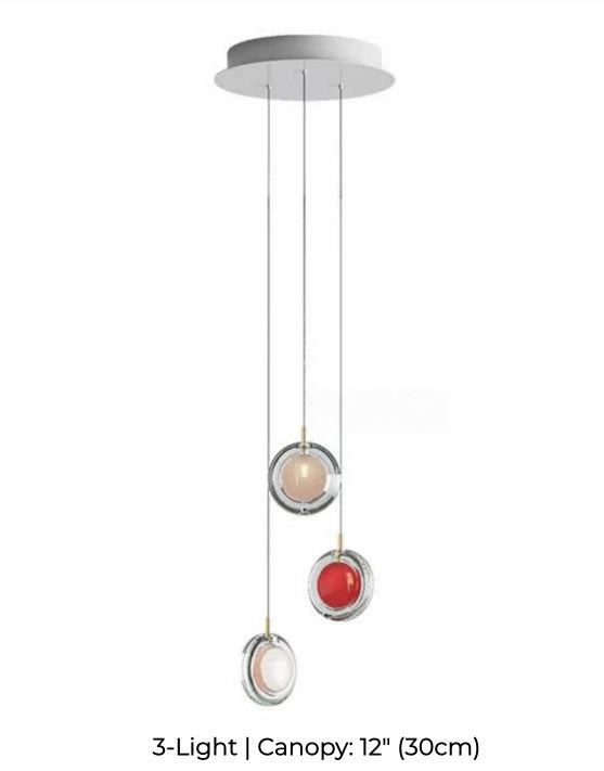 Nordic Acrylic Staircase Cluster Pendant Light