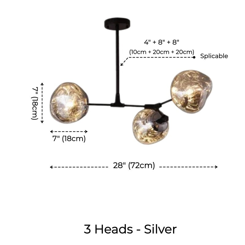 Branch Tambora Lava Chandelier