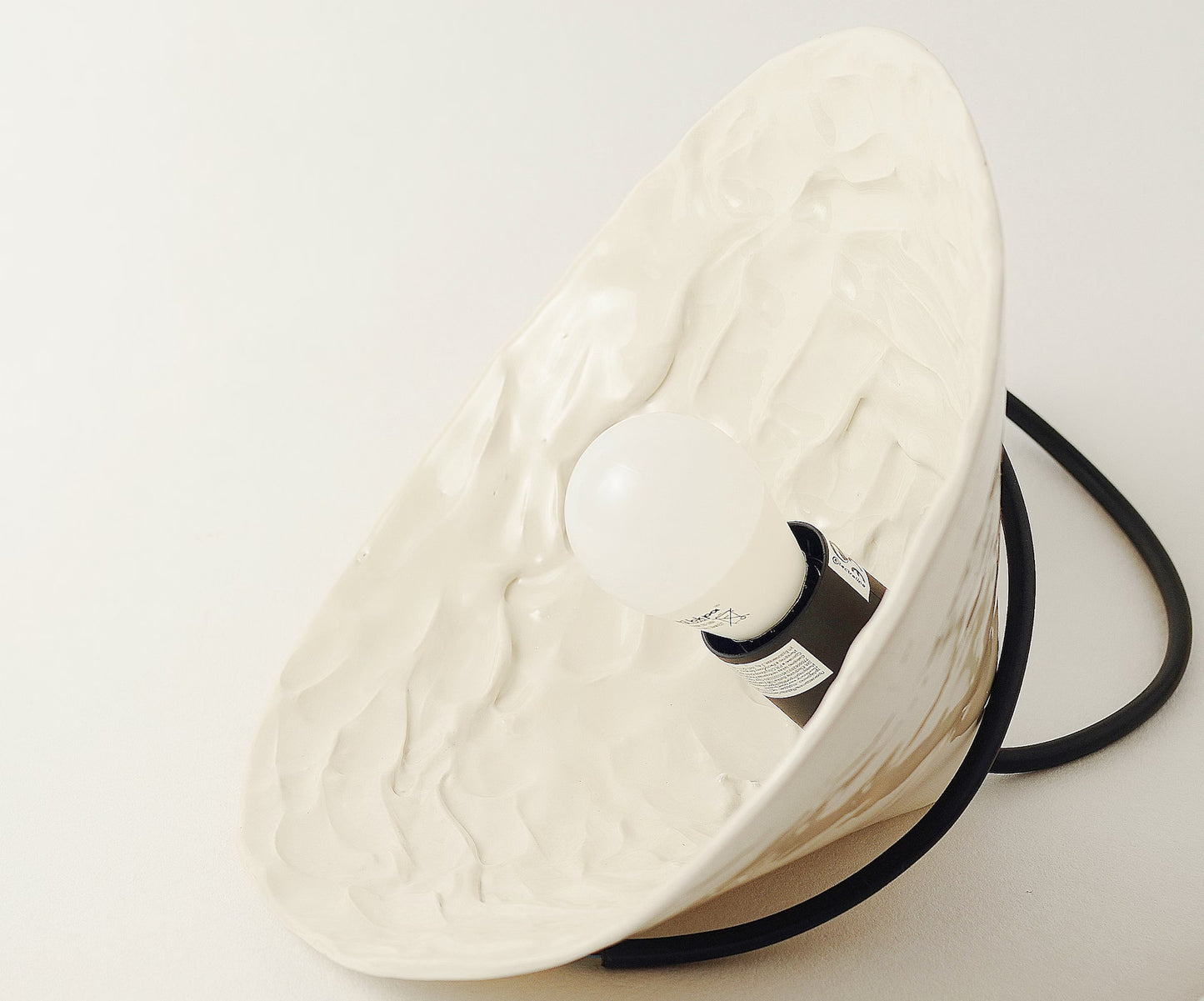 Rustic White Ceramic Pendant Light for Kitchen Island