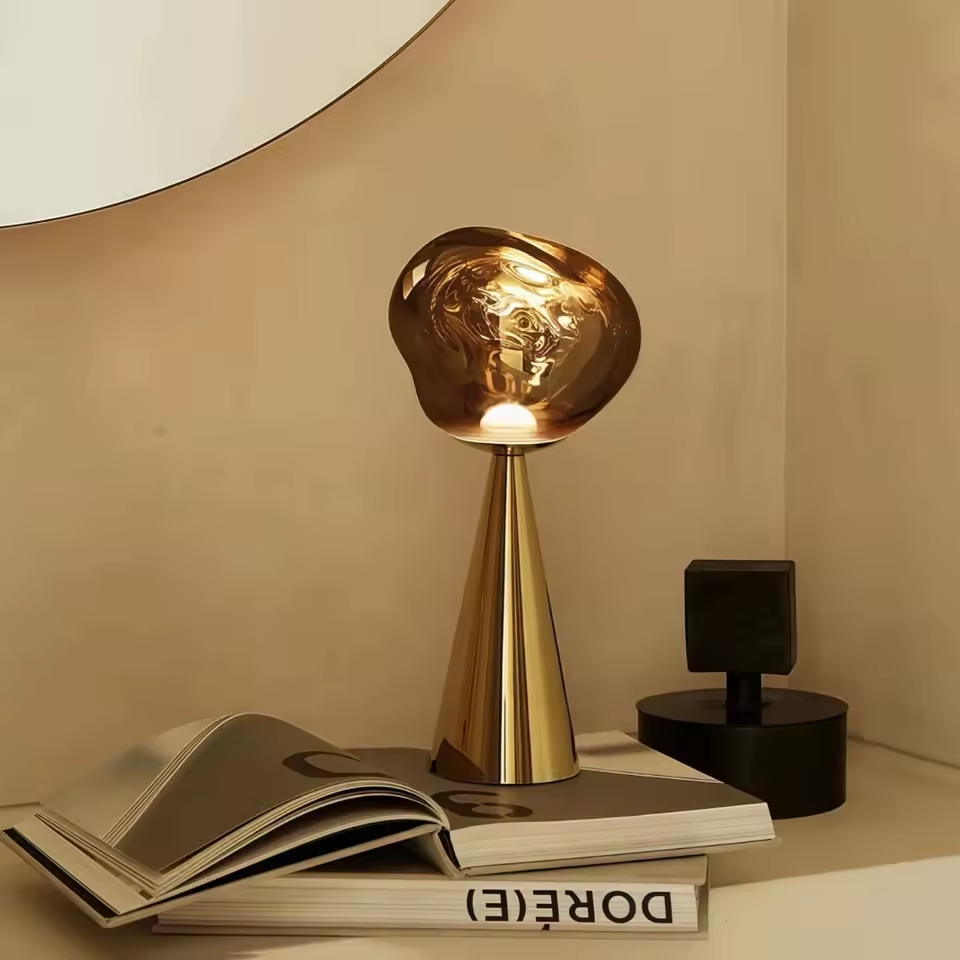 Tambora Lava Conical Table Lamp