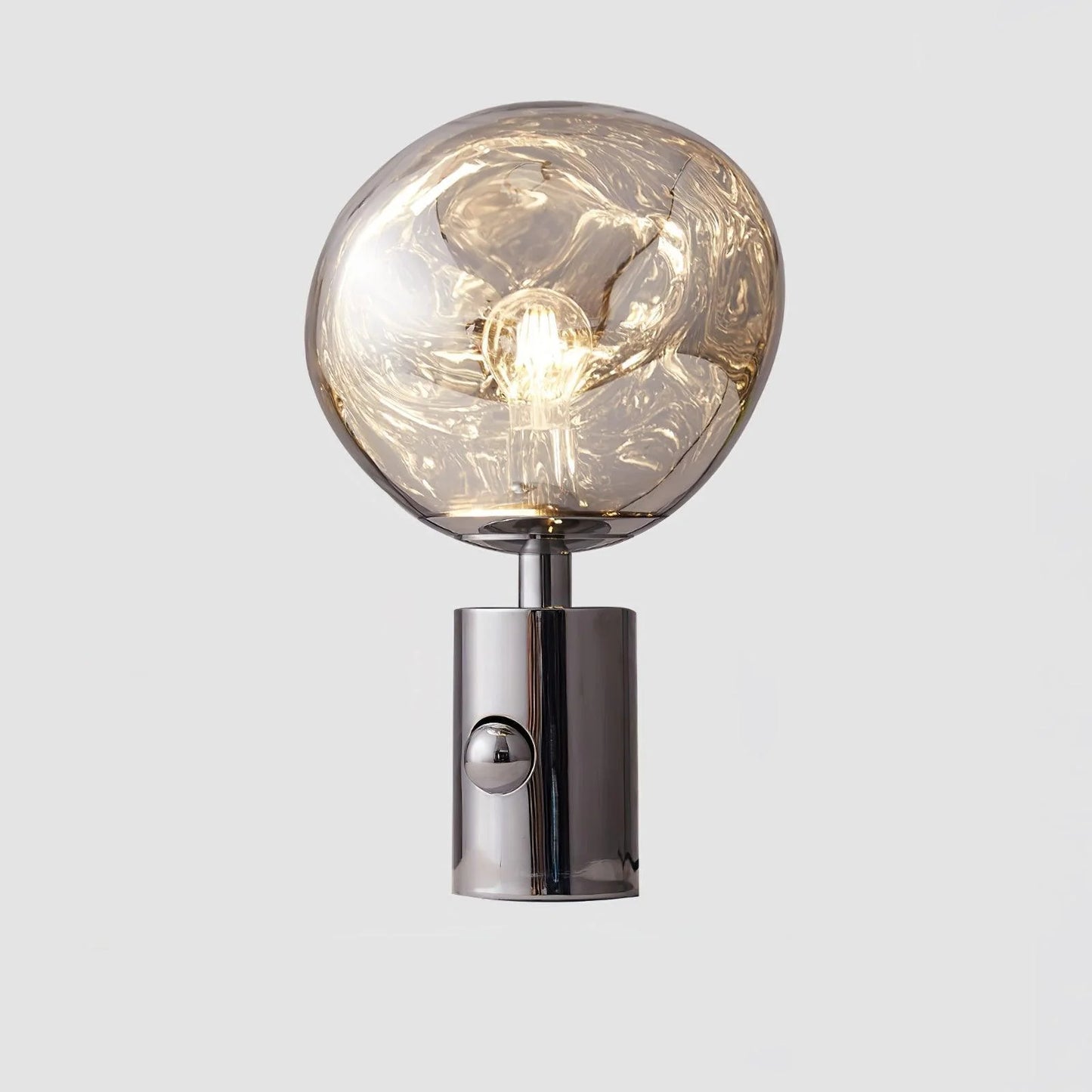 Tambora Lava Cylindrical Table Lamp with Plug