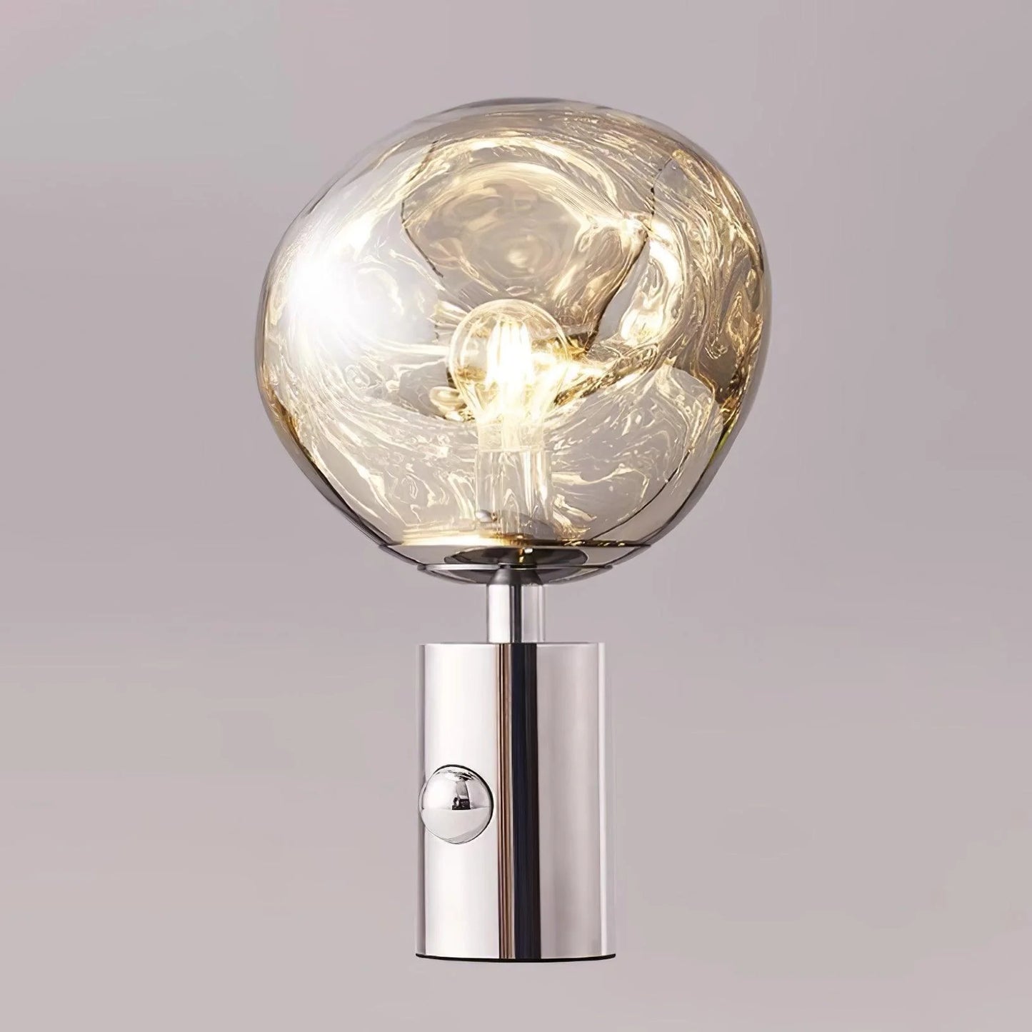 Tambora Lava Cylindrical Table Lamp with Plug