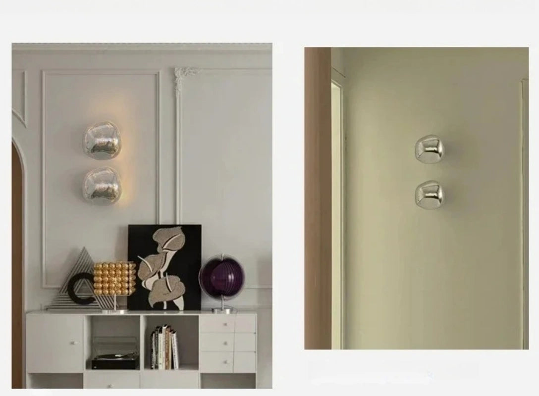 Tambora Lava Wall Sconce, Bulb Version