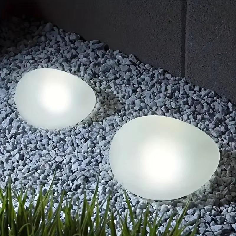 Solar Decorative Stone Garden Light