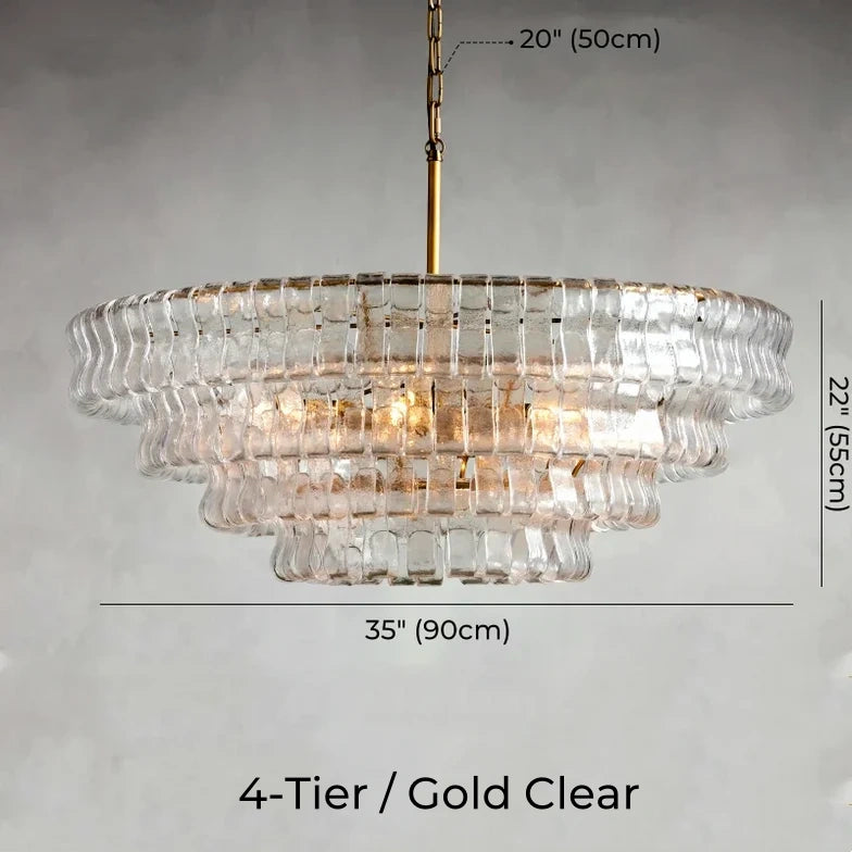 Juliet Multi-Tier Crystal Round Chandelier