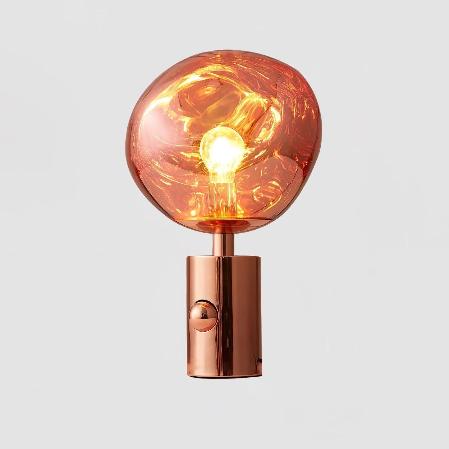 Tambora Lava Cylindrical Table Lamp with Plug