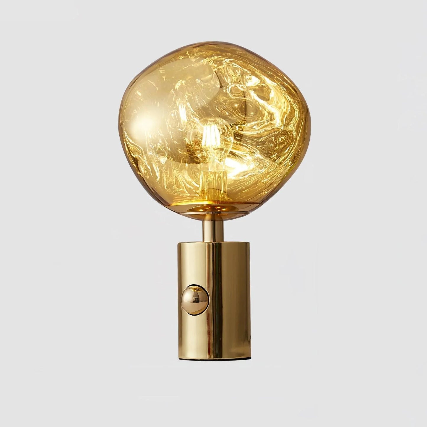 Tambora Lava Cylindrical Table Lamp with Plug