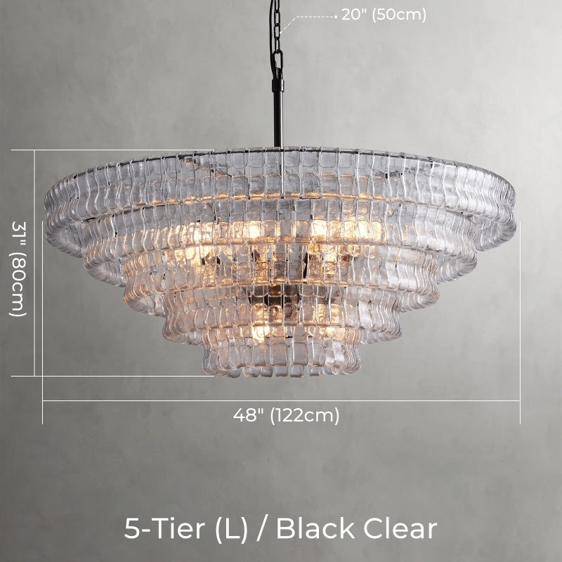 Juliet Multi-Tier Crystal Round Chandelier