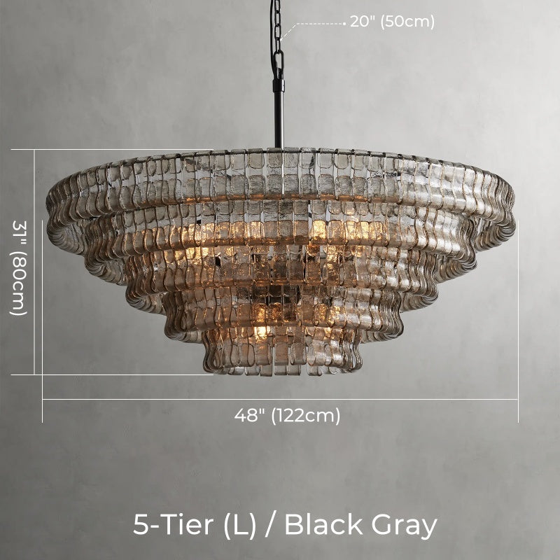 Juliet Multi-Tier Crystal Round Chandelier